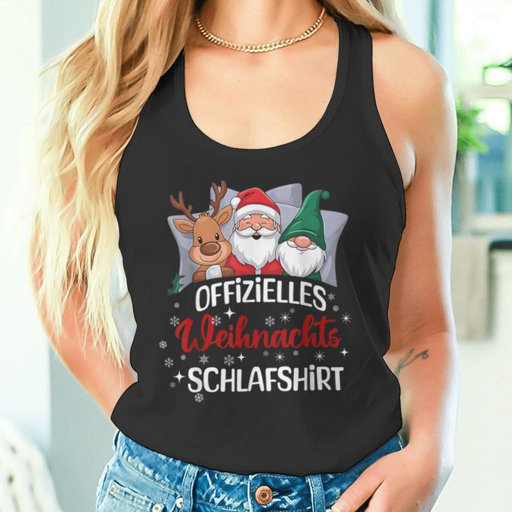 Offizielles Weihnachts Schlaf Lustig Familie Pyjama Tank Top