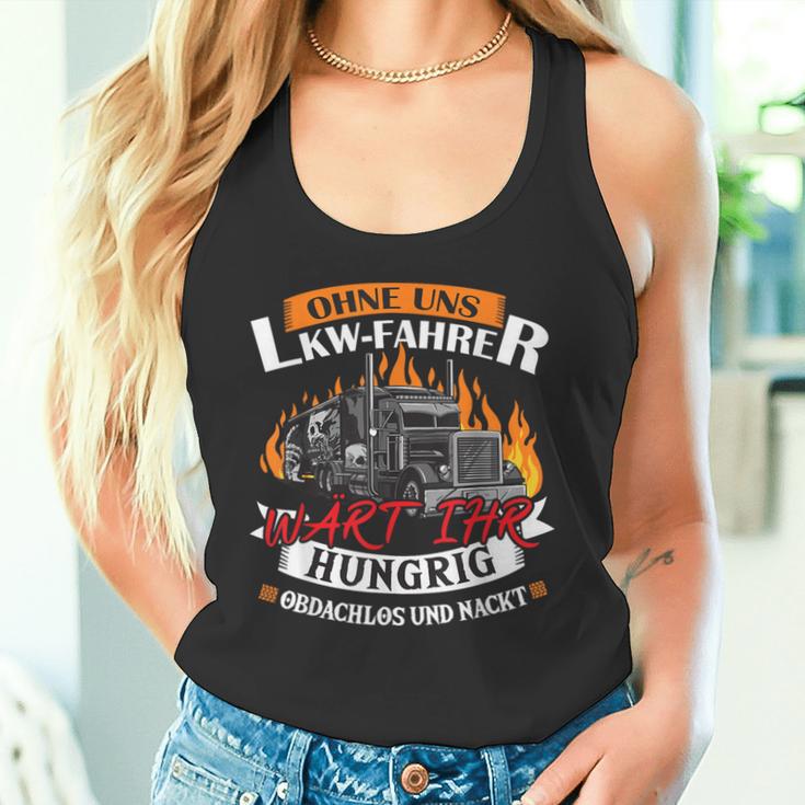 Ohne Uns Wärt Ihr Hungrig Hassle Und Nude Truck Tank Top