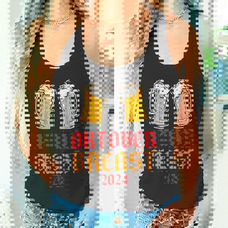 Oktoberbreast Oktoberfest 2024 Boccale Di Birra Divertente Oktoberfest Canotta
