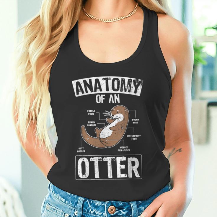 Otter Anatomy Of An Otter Cute Otter Lover Tank Top