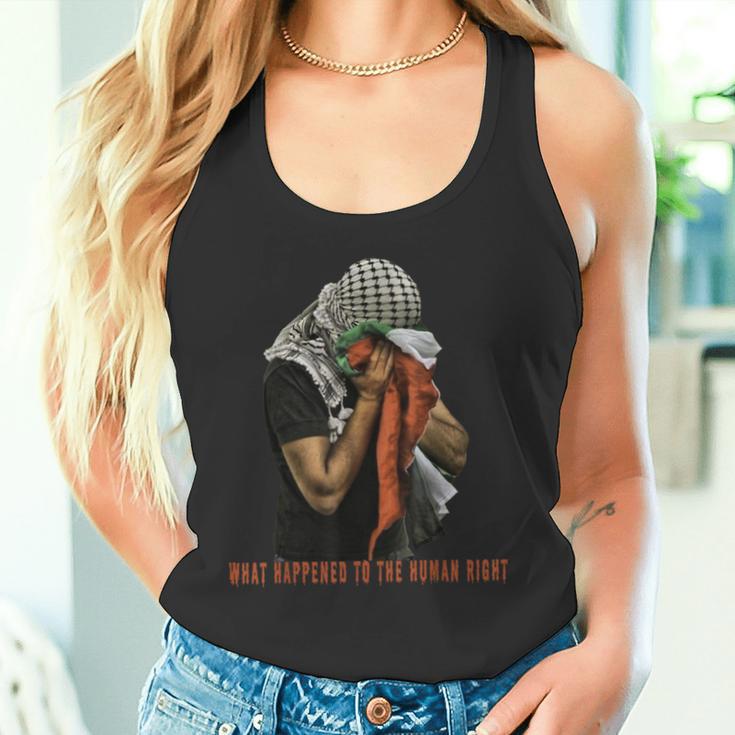 Was Passiert Mit Der Menschenrechte Pro Palestine Unterstützung Gratis Tank Top