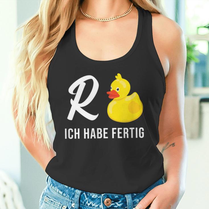 Pensioner Retirement Ich Habe Fertig Retirement Tank Top