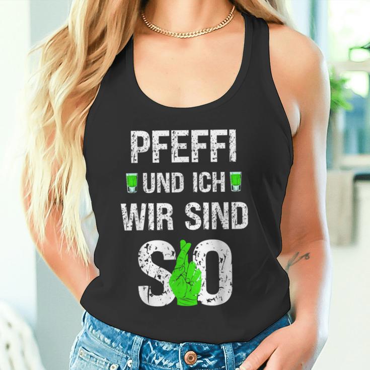 Pfeffi Und Ich Wir Sind So Peppermint Liqueur Costume Tank Top