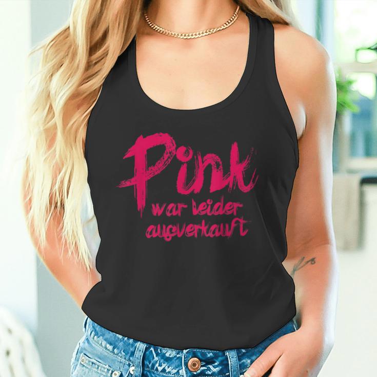 Pink War Unsell Tank Top