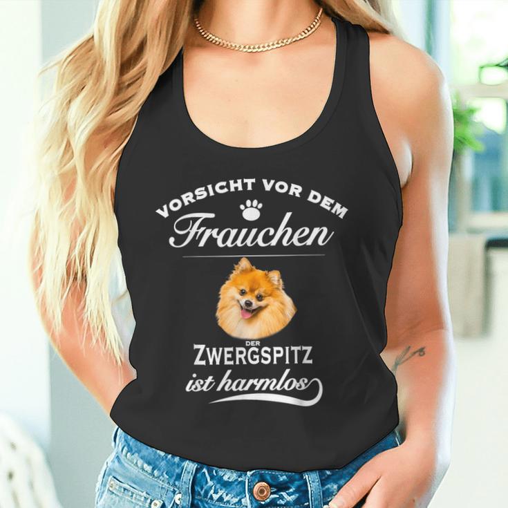 Pomeranian Orsicht Frauchen Tank Top