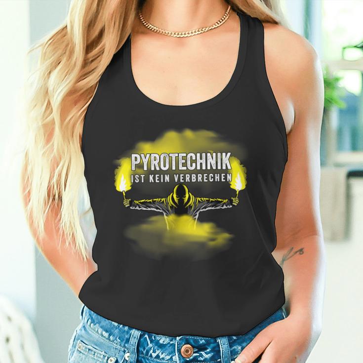 Pyrotechnik Ist Keinerrime Pyro Bengalo Yellow Tank Top