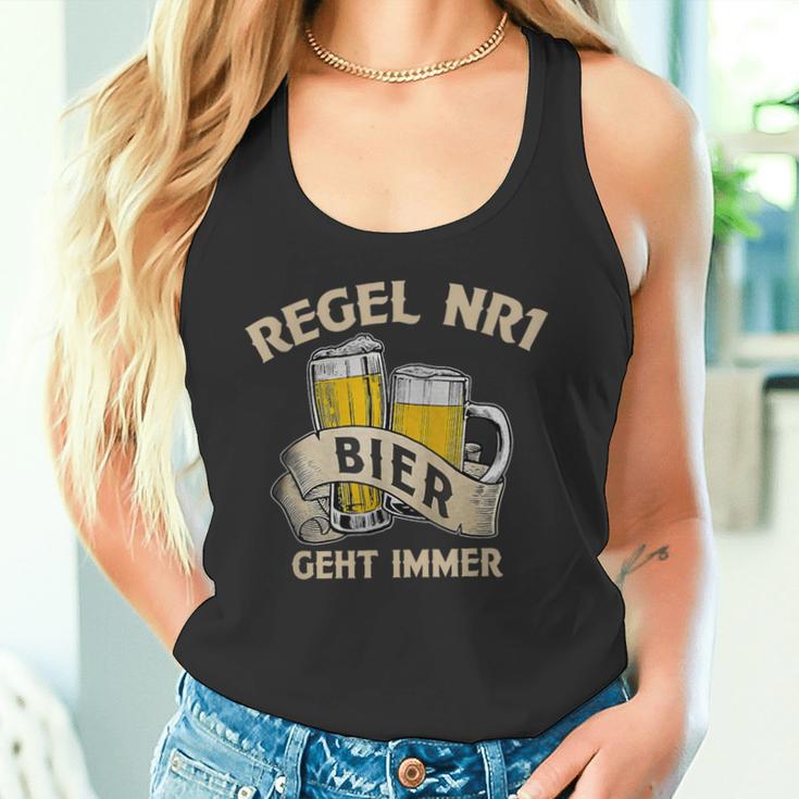 Regel Nr 1 Bier Geht Immer Tank Top