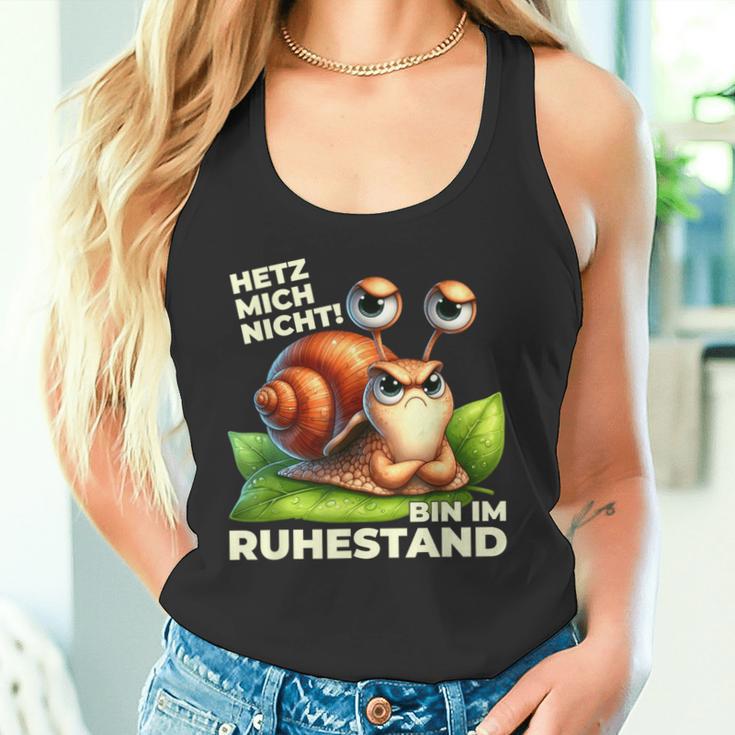 Rente 2024 Pensioner Turtle Do Not Rush Tank Top