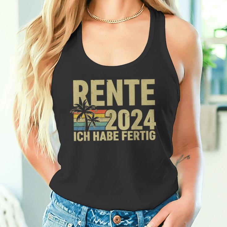 Rente 2024 Ich Habe Fertig Rentner Tank Top