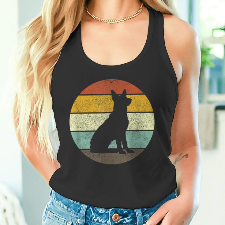 Retrointage German Shepherd Dog Tank Top