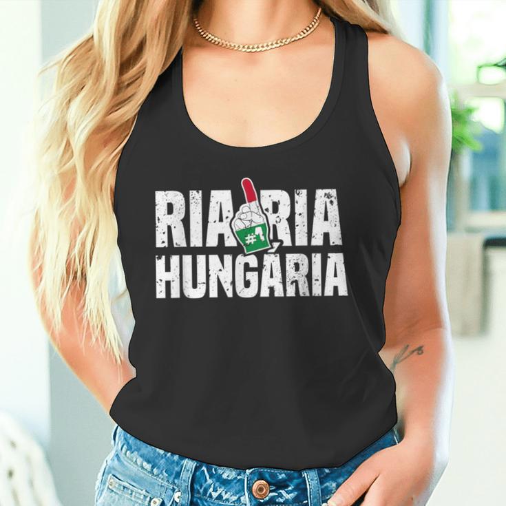 Ria Ria Hungária Magyar Hungary Fan Hungarian Flag Tank Top