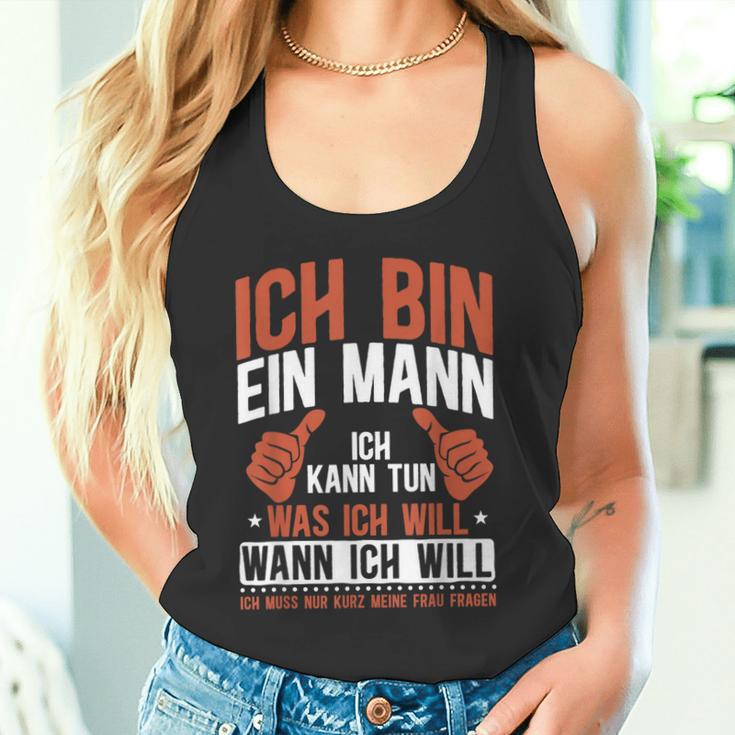 Sarkasmus Ich Bin Ein Mann Tank Top