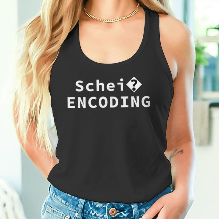 Scheiß Encoding Computer Scientist Programming Tank Top