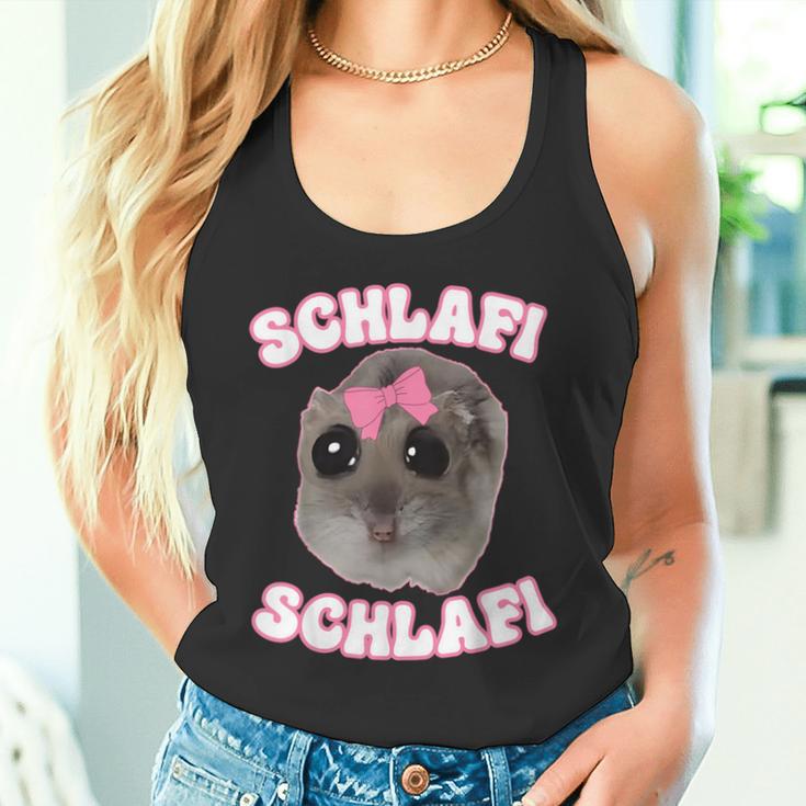 Schlafi Schlafi Hamster Hamster Hamstie Meme Sleep Tank Top