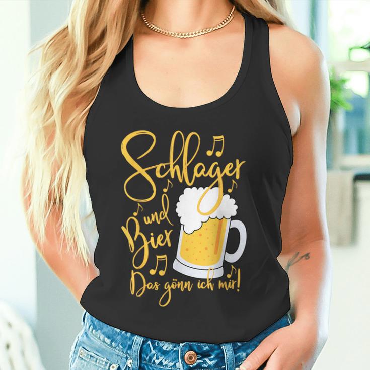 Schlager Und Bier Das Gönn Ich Mir Festival Party Tank Top