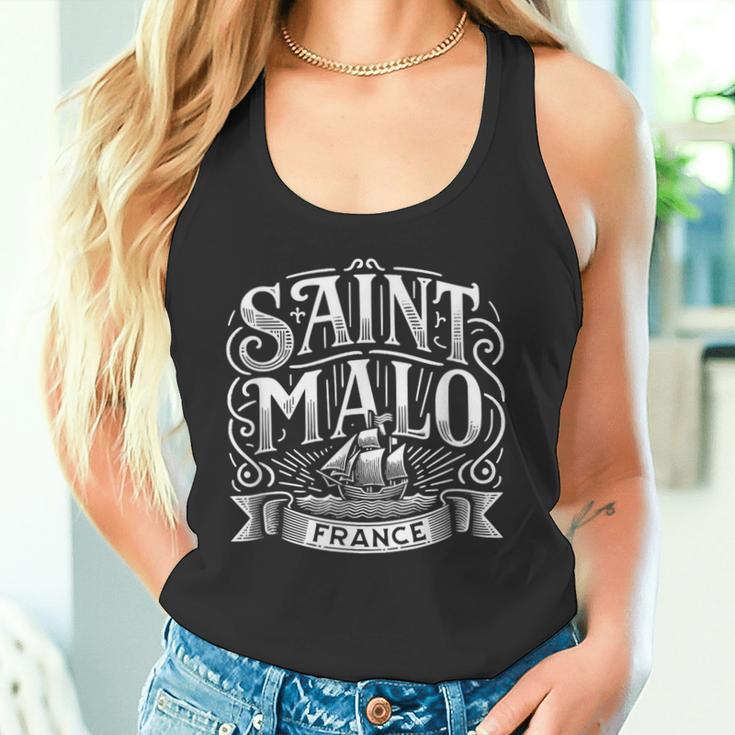 Segelschiff Saint-Malo Frankreich Tank Top