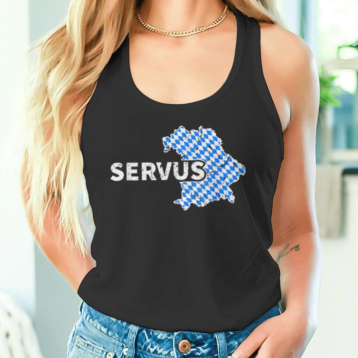 Servus Bayern Bavarian Slogan Tank Top