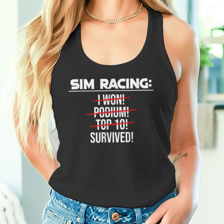 Simracing Gaming Sring Wheel Racing Game Simulator Tank Top