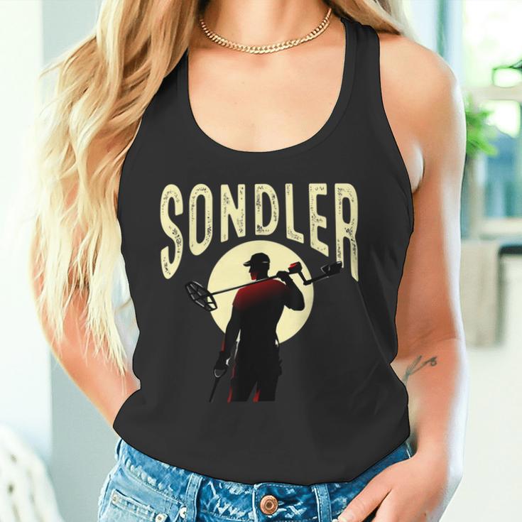 Sondler Aus Passion Sondel Metal Detector Probe Goer Tank Top