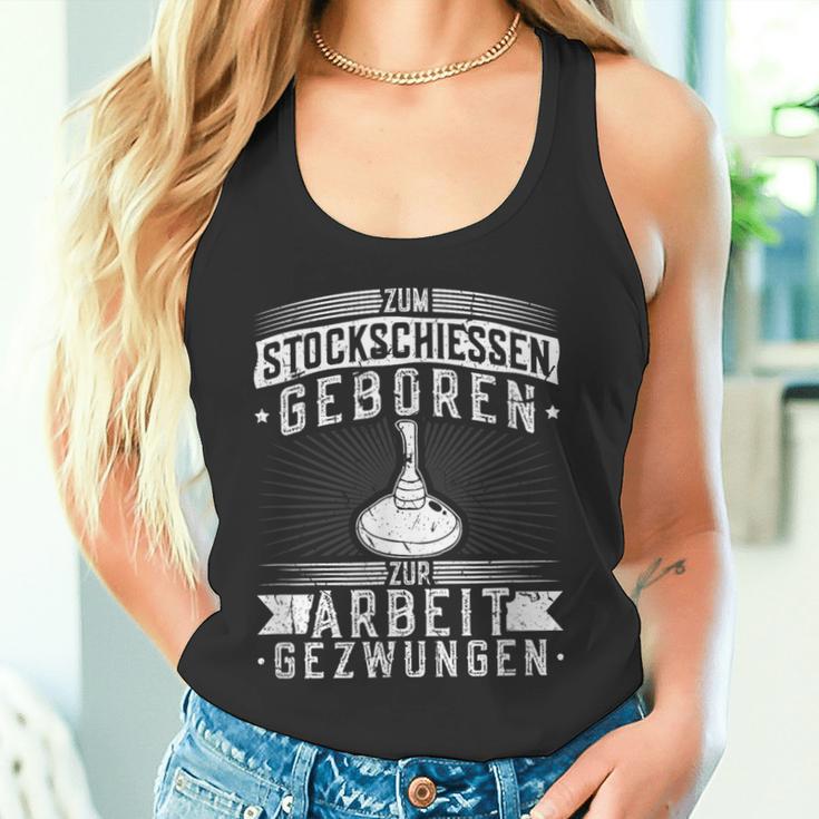 Stockfeuer Geboren Work Gezzwungen Icestock Sport Tank Top