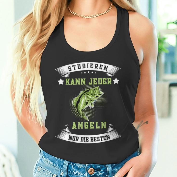 Studierenkann Jeder Angel Nur Die Besten Angler Tank Top