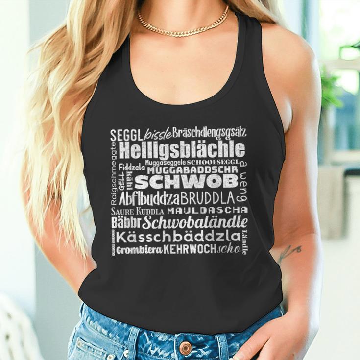 Swabian Lernen Swabian Word Salad Schwobaländler Tank Top