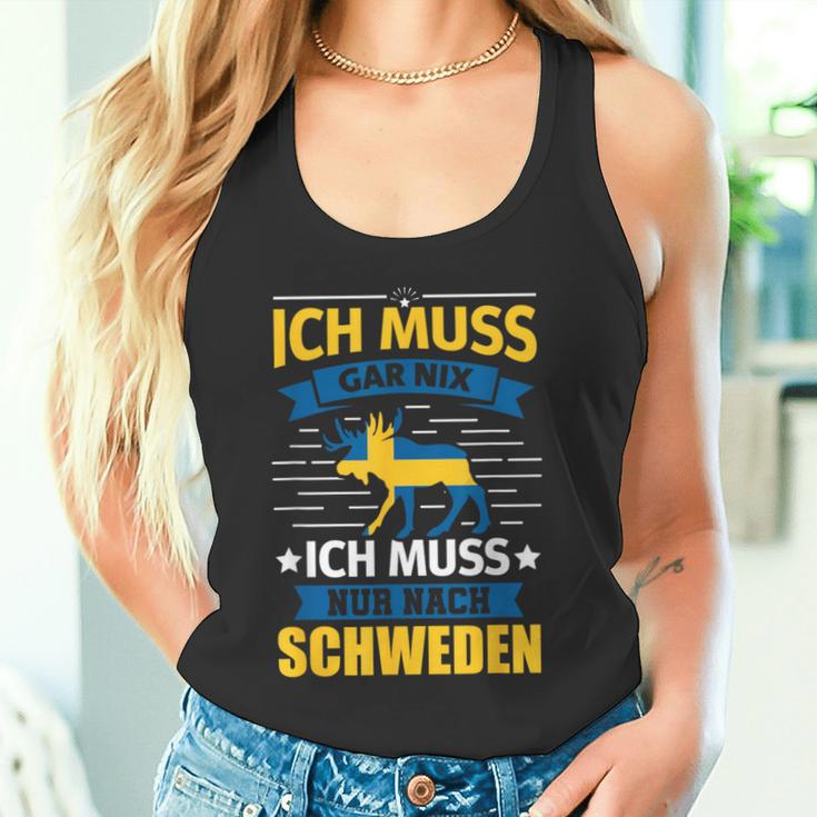 Sweden Ich Muss Nur Nach Sweden Ich Tank Top