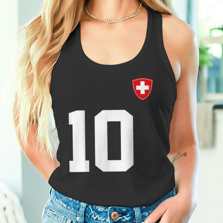 Switzerland 10 Sport Enthusiast Swiss Flag Suisse Fan Jersey Tank Top