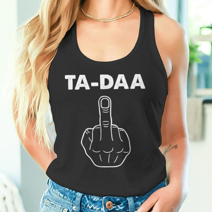 Ta-Daa Middle Finger Ich Hasse Menschen Tank Top