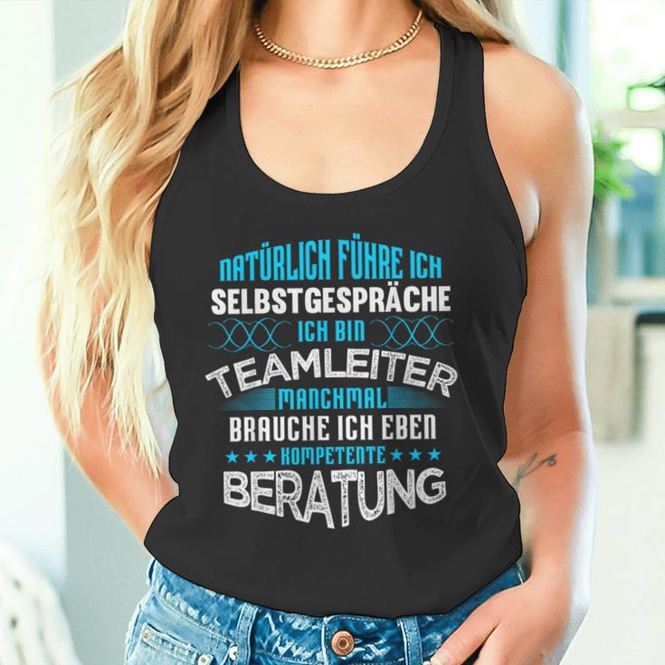 Teamleiter Beratung Team-Leitung Im Office Work & Work Tank Top