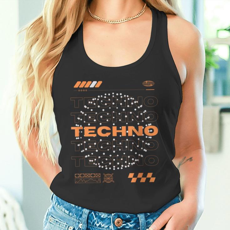 Techno Orb Edm Rave Tank Top