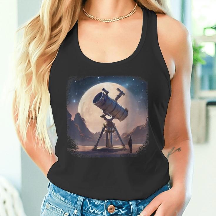 Telescope Planet Space Astronomy Space Tank Top