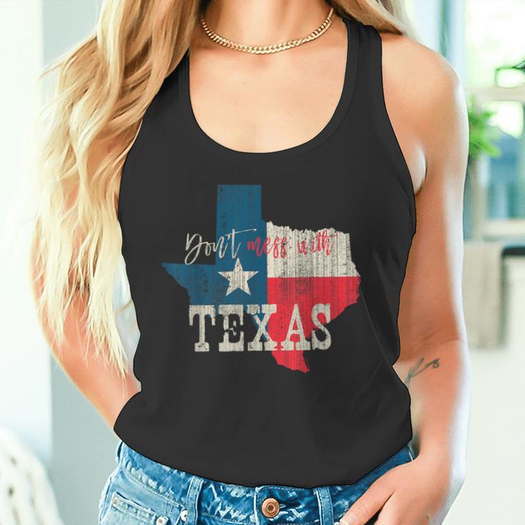 Texas The Lone Star State Leg Dich Nicht Mit Texas An Tank Top