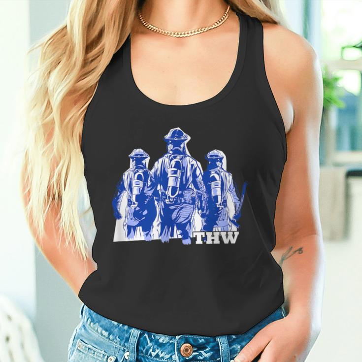 Thw Technisches Hilfswerk Motif Thw Father Father's Day Tank Top