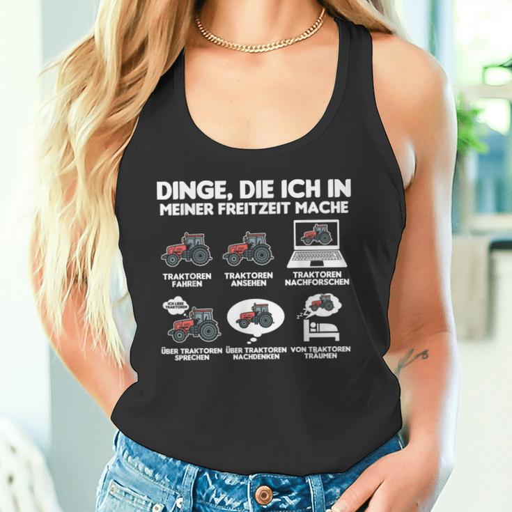 Tractor Tractor Bauer Dinge Die Ich Meiner Freizeit Mache Tank Top