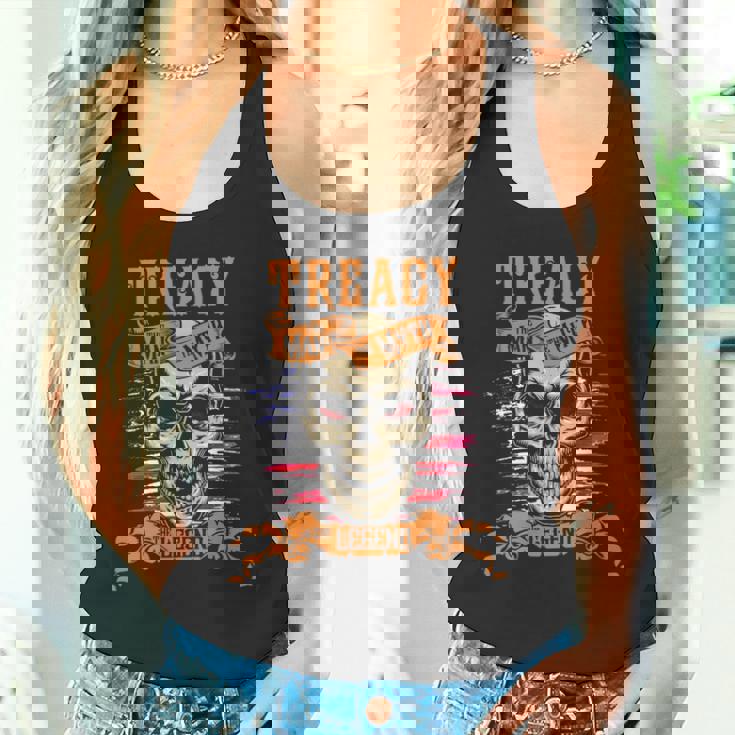 Treacy The Man The Myth The Legend Personalized Last Name Tank Top