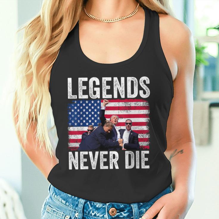 Trump Legends Never Die Trump Assassination Red Tank Top