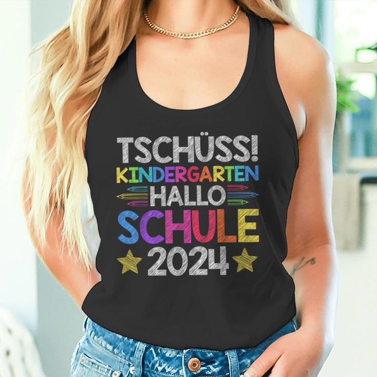 Tschüss Kindergarten Hello School 2024 Graduate Tank Top