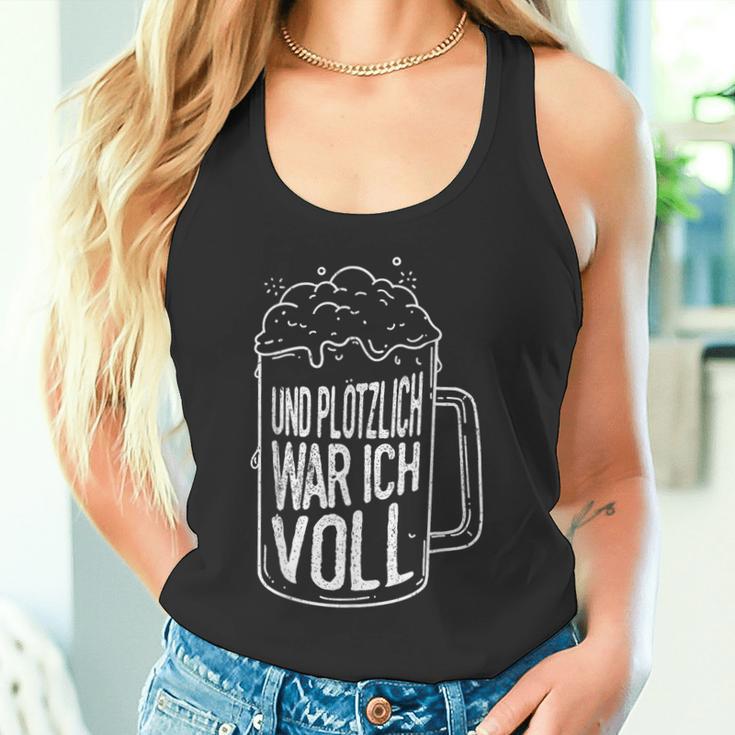 Und Plötzlich War Icholl Saufen Sauftour Biertrinker German Tank Top