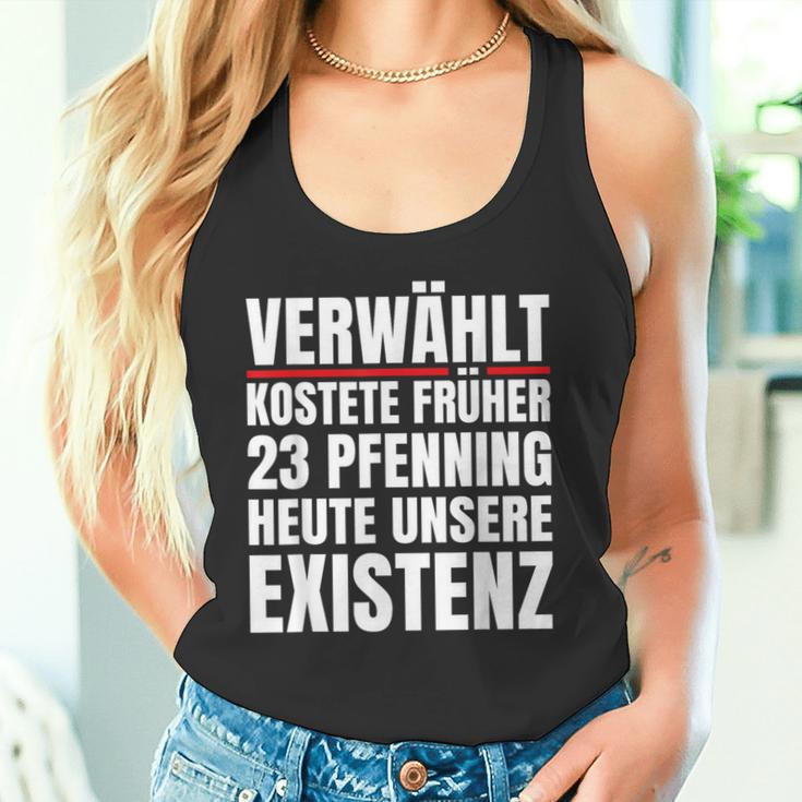 Verwählt Kostete Früher Heute Unsere Existenz Anti Ampel German Tank Top