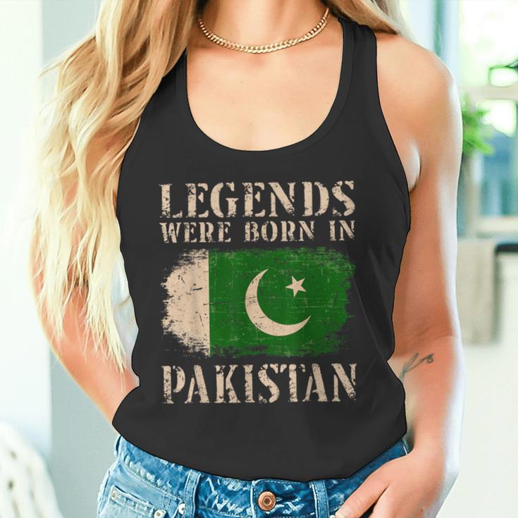 Vintage Pakistan Flag S Tank Top