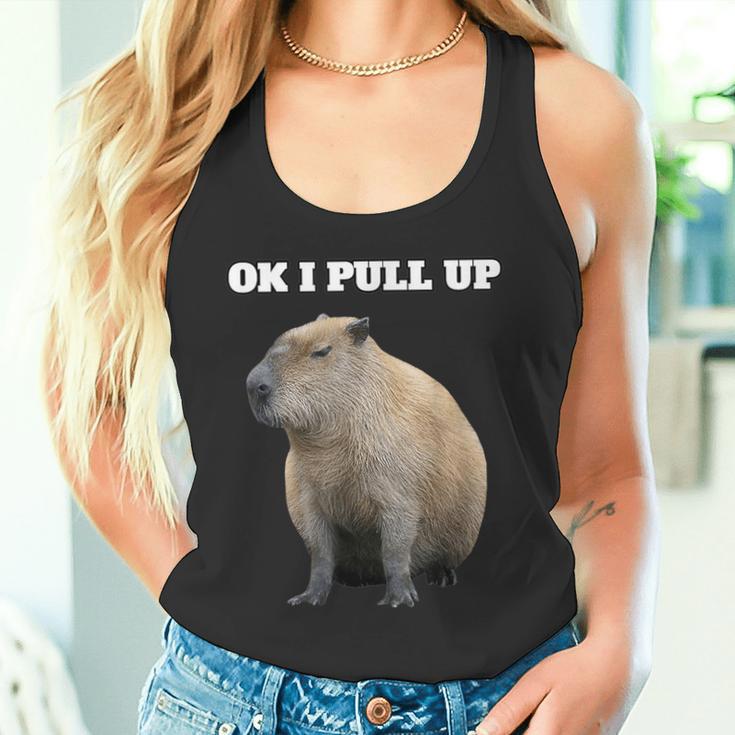 Vintage Ok I Pull Up Capybara Tank Top