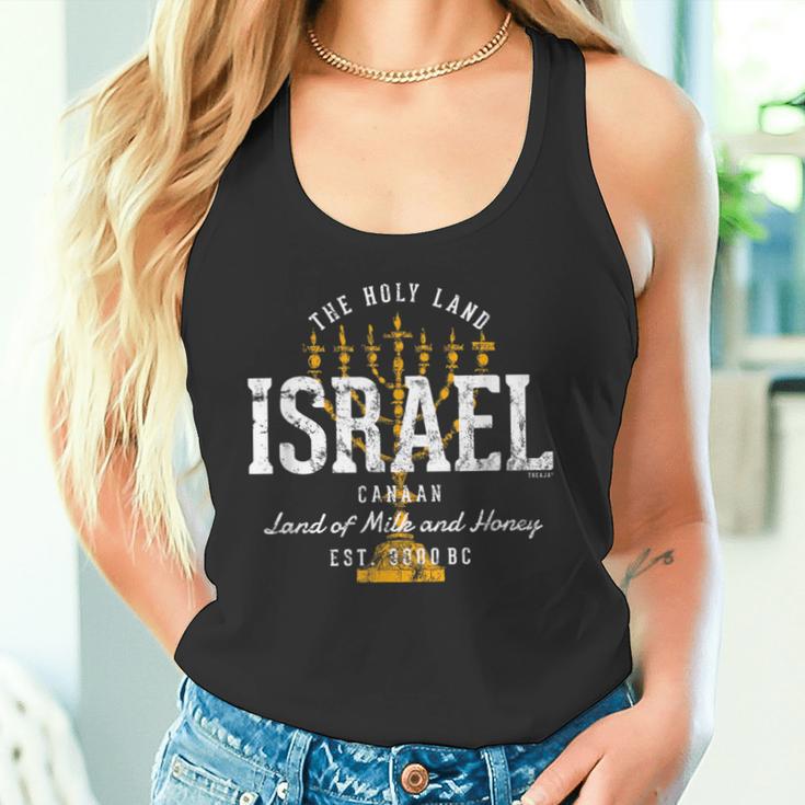 Vintage Style Retro Israel S Tank Top