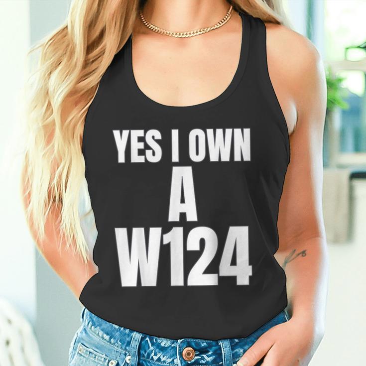 W124 Classic Deutsche Auto´S W124 Silhoutte W124 Karren S Tank Top