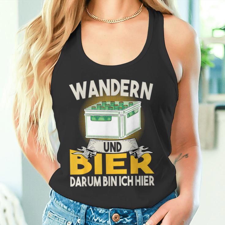 Wandern Und Bier Darum Bin Ich Hier Bierkasten Tank Top