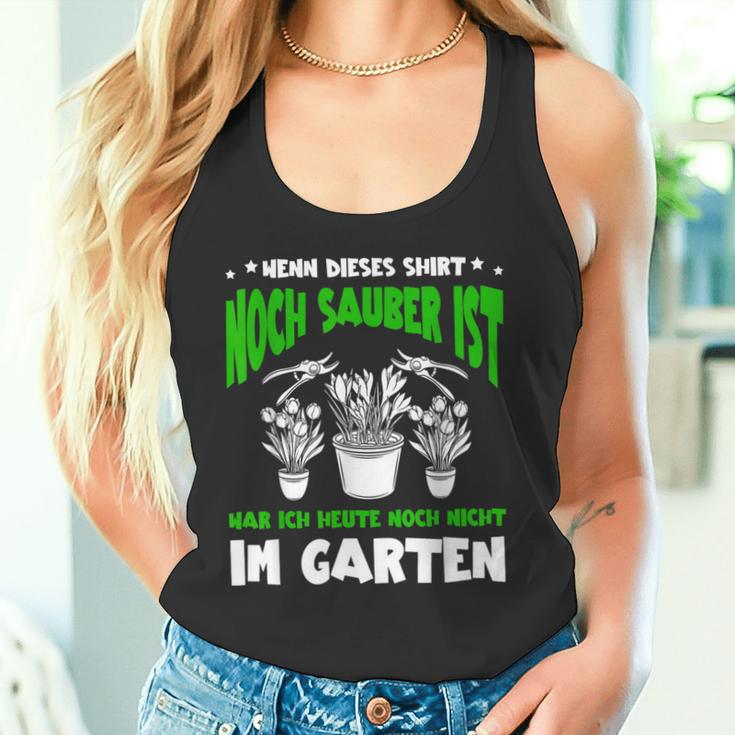 Wenn Dieses Noch Sauber Ist Lustig Garten Gärtner Tank Top