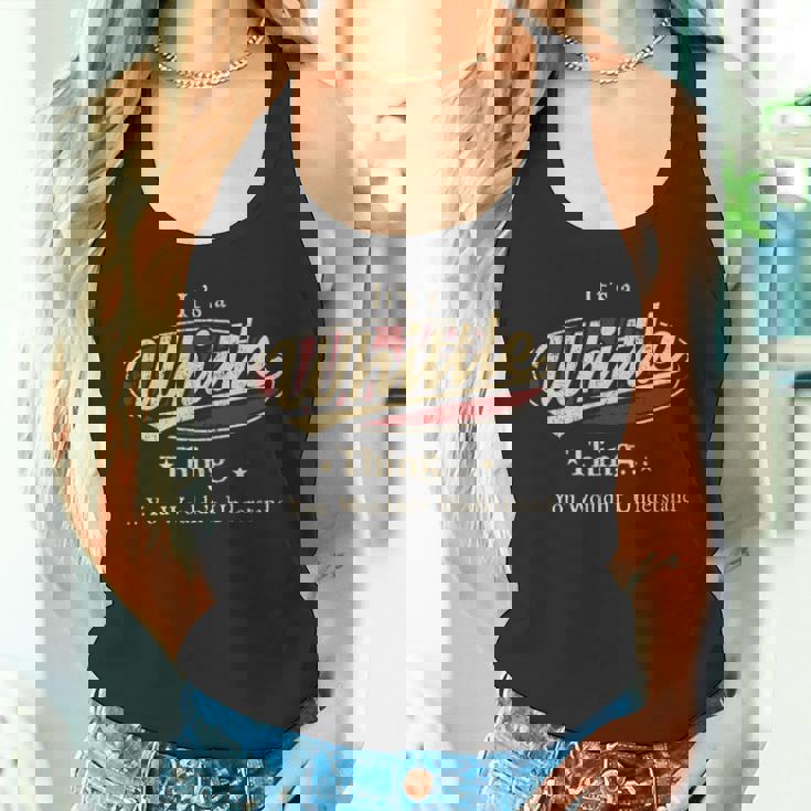 Whittle Personalized Name Name Print S With Name Whittle Tank Top