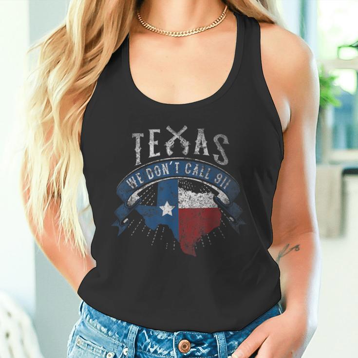 Wir Nennen 911 Texas State Image Nicht Tank Top