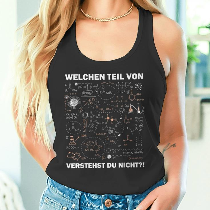 Wissenschaft Welchen Teil Der Chemieerstehst Du Nicht Tank Top