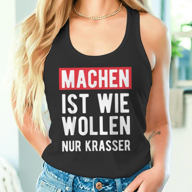 Make Is Like Wollen Nur Krasser Motif Tank Top